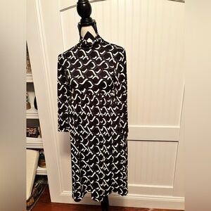 Donna Morgan Geometric Midi Dress